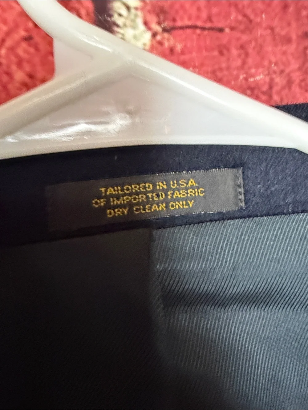 Miller Bros Newton Men’s Wool Blend Sport Coat Blazer Size 40S Navy Made in USA